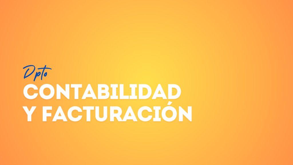 Departamento de Contabilidad y Facturación